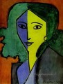 Retrato de Lydia Delectorskaya, la secretaria del artista fauvismo abstracto Henri Matisse